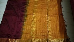 Elegant Maroon Saree