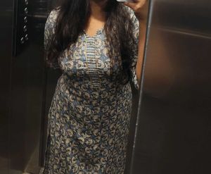 Floral Print Kurta
