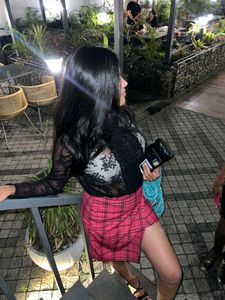 Black Lace Long Sleeve Top