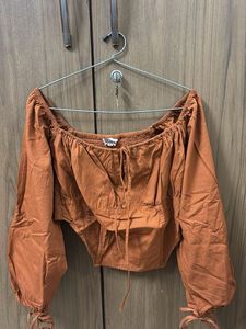 Cute Brown Corset Top
