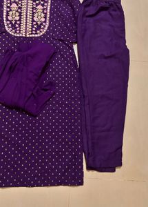 Embroidered Kurta Set