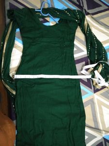 Bottle Green Colour Beautiful Suit