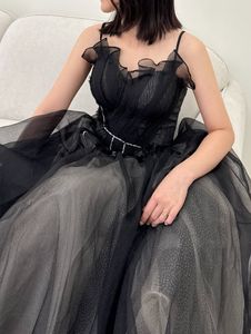 Sequins Glitter Luxury Black Gown