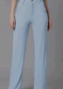 Blue Wide Leg Pants