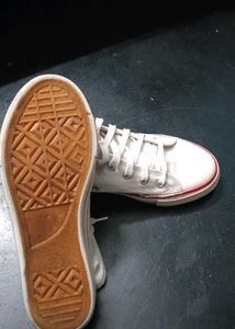 Classic White High-Top Sneakers