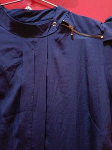 Navy Blue Stylish Top