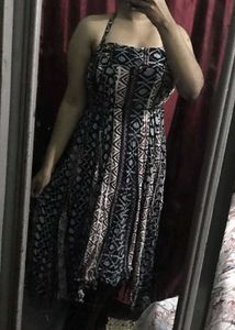 Halter Dress Cum Skirt Beach Wear