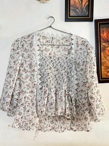Floral Crop Top Set