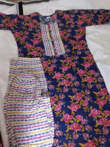 Floral Print Kurta Set Two Combo