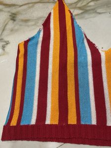 Striped Knit Cami Top