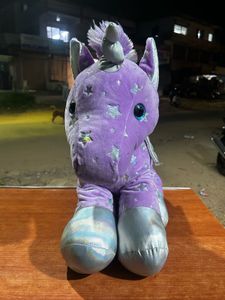 Large Purple Unicorn Plush