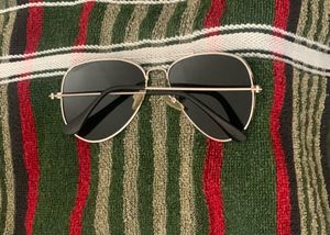 Silver Aviator Sunglasses