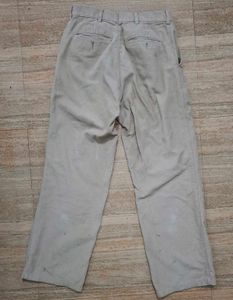Beige Corduroy Pants