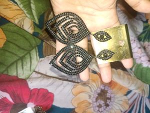 Black Dangle Earrings