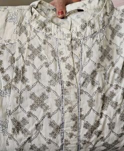 Libas Women Pure Cotton Kurta Palazzo Set