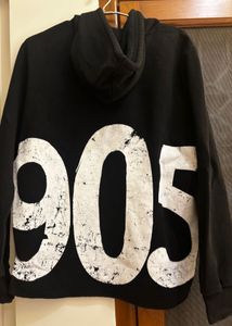 Black &#39;90&#39; Hoodie