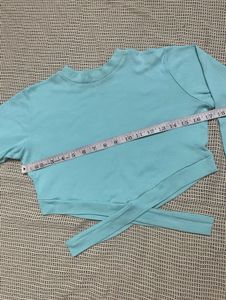 Crisscross waist top