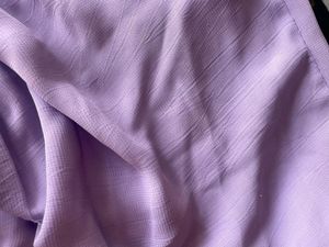 Lavender Top With Beaded Details On Neckline