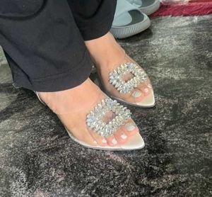 White Transparent Heels