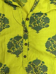 SAPTARANG green printed Kurta 💚