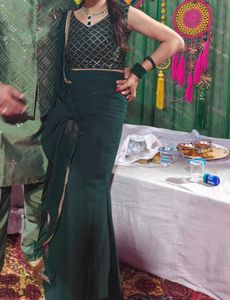 Skirt Or Blouse With Attached Dupatta