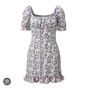 Floral Print Mini Dress