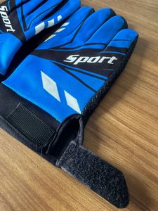 New Biker Gloves Blue And Black