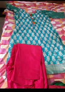 Banarsi Silk Kurta With Pant