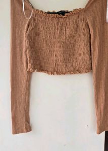 Cute Smocked Crop Top