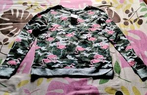 Flamingo Camo Sweatshirt