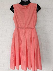 Tommy Hilfiger Fit &amp; Flare Dress With Belt