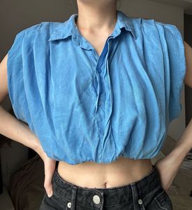 Zara Cropped Blouse