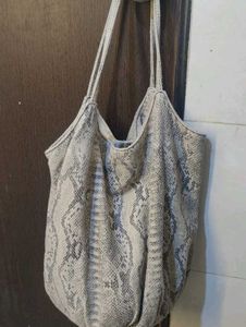 Y2k Snake Print Hobo Bag