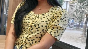 Floral Yellow Top