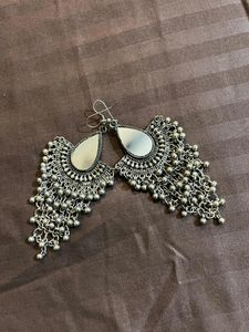 Oxidised earring
