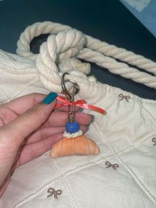 Croissant Keychain(handmade)