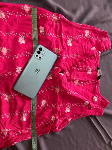 ✨ Stylish Pink Floral Kurta