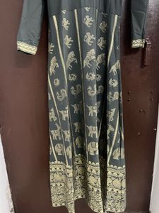 Designed Grey Kurta