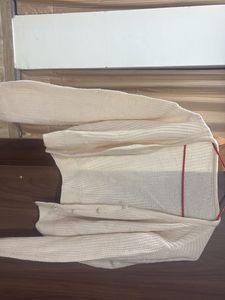Cream Knit Cardigan