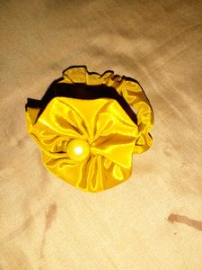 Yellow Scrunchie Set
