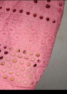 21) Chikankari Trouser Pink