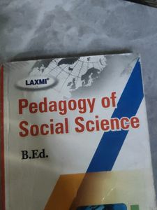 Pedagogy Of Social Science, B.ed. Book