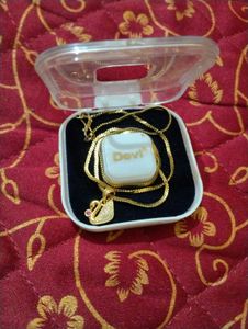 Devi Gold Tone Swan Pendant Necklace