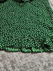 Green Polka Dot Dress