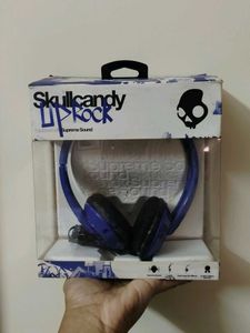 Skullcandy UpRock Electric Blue Wired Headphones