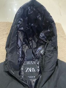 Zara Dual Sided Black Puffer Jacket P