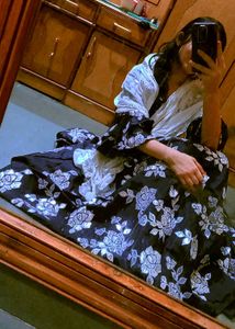 Floral Print/ Barbie Gown Women Dresses