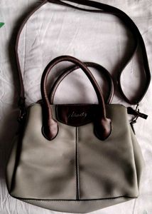 Gray Satchel Bag