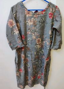 FLORAL MIRROR WORK KURTA SET