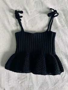 Crochet Peplum Top